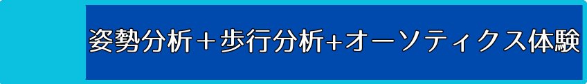 姿勢分析・歩行分析・オーソティクス体験