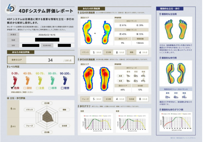 4DFシステム評価レポートのサンプル